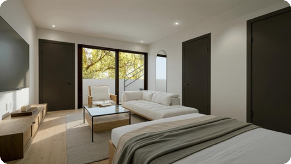 “The SAMO IX” — bedroom